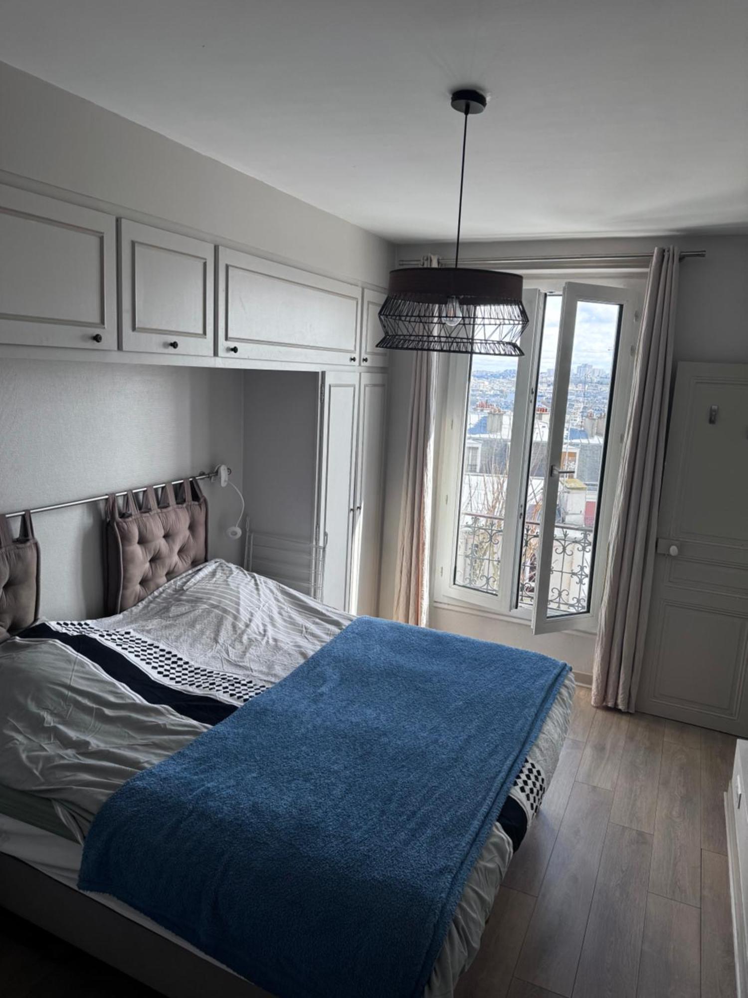 Spacieux Appartement A 50M Du Sacre Coeur - Magnifique Vue ปารีส ภายนอก รูปภาพ